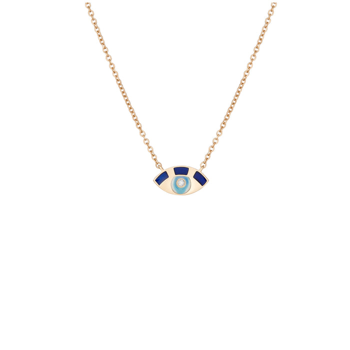 ENAMEL EVIL EYE PENDANT